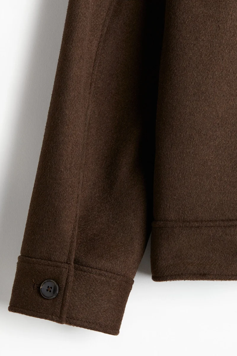 اتش اند ام جاكيت من مزيج الصوف