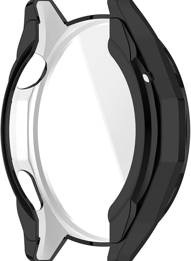 Black Protective Cover Case for GT6 46mm Smartwatch Lightweight Shockproof Skin - Image 1