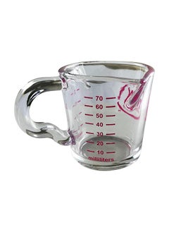 Rattleware Rattleware 3 oz Espresso Shot Glass Pitcher with Pink Marking– Genuine Barista Measuring Cup with Graduations in ml & oz – High-Volume, Commercial-Grade for Swift Espresso Pouring & Precision 
