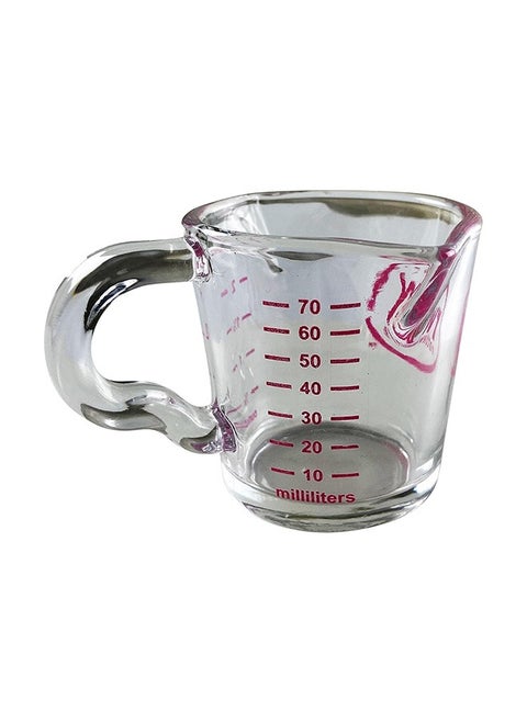 Rattleware Premium 90 ml Measuring Espresso Shot Glass With Pink Markings Perfect For Bar Carts And Gatherings. Designed For Precision As Espresso Shot Cups And An Espresso Measuring Cup