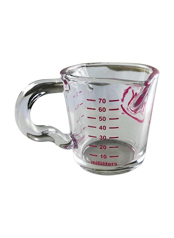 Rattleware Rattleware Premium 90 ml Measuring Espresso Shot Glass With Pink Markings Perfect For Bar Carts And Gatherings. Designed For Precision As Espresso Shot Cups And An Espresso Measuring Cup 