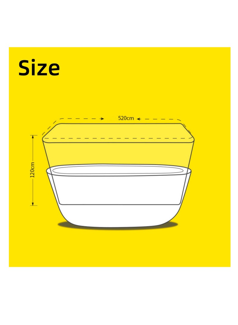 NOVOLAN Disposable Travel Bathtub Cover Bathtub Liner, Water-Repellent Bath Bag, Thickened Folding Bath Bag, Hotel Spa, Spill-Proof, Easy Disposal Maintain Personal Hygiene, 10 Pack 260cm*120cm - Image 2