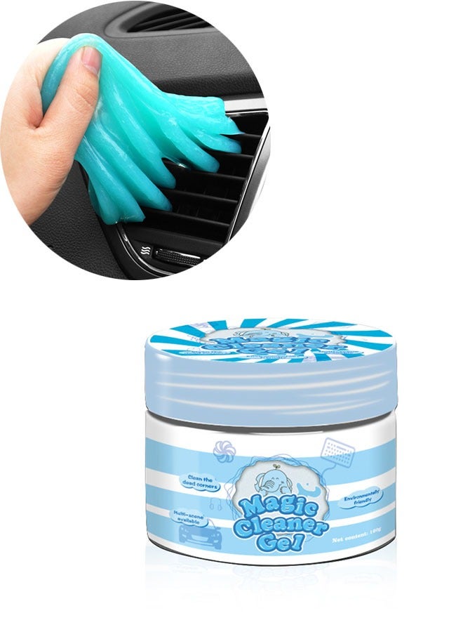 Generic Cleaning Gel for Car Keyboard Cleaner, Reusable Cleaner Gel Universal Cleaning Gel(Green)  - Image 1