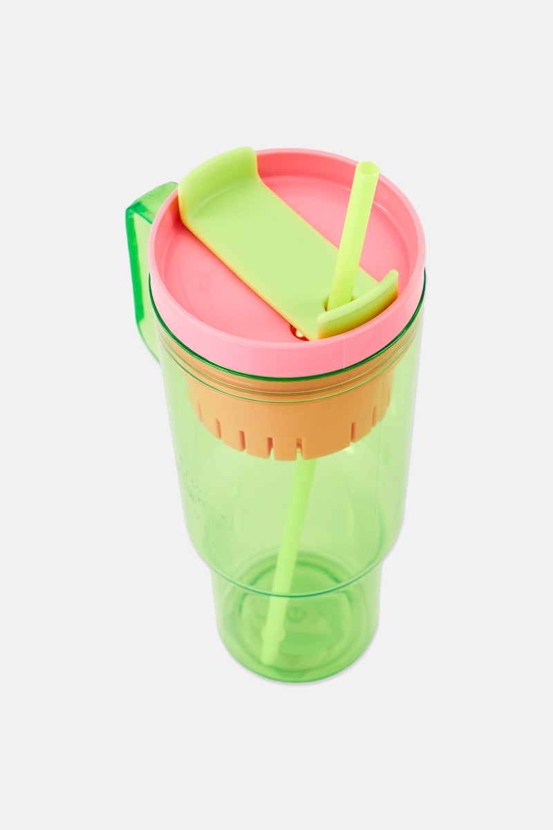 VESSEL Clear Tumbler With Tea And Fruit Infuser 1180ml, Green - Image 2