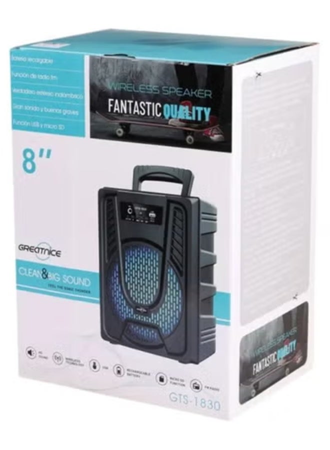 GREATNICE GTS-1830 BT 8-inch Wireless Speaker - Image 1