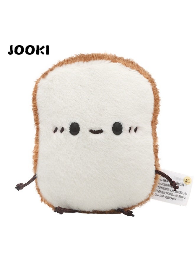 Jooki Afternoon Tea Collection: Toast Hand-Paired PP Cotton Plush Toy, Cute Sleeping Pillow, and Small Doll for Girls - Image 1