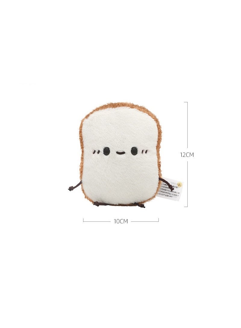 Jooki Afternoon Tea Collection: Toast Hand-Paired PP Cotton Plush Toy, Cute Sleeping Pillow, and Small Doll for Girls - Image 4