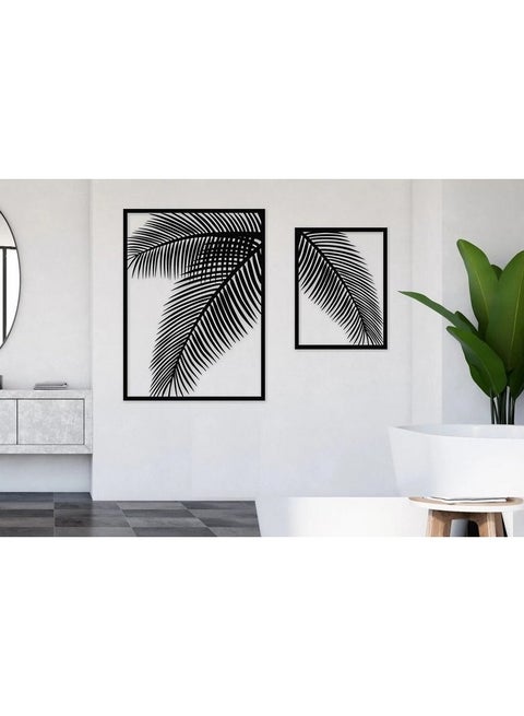 Palm Tree Art - Set of 2 Panel 80x60 - 60x40