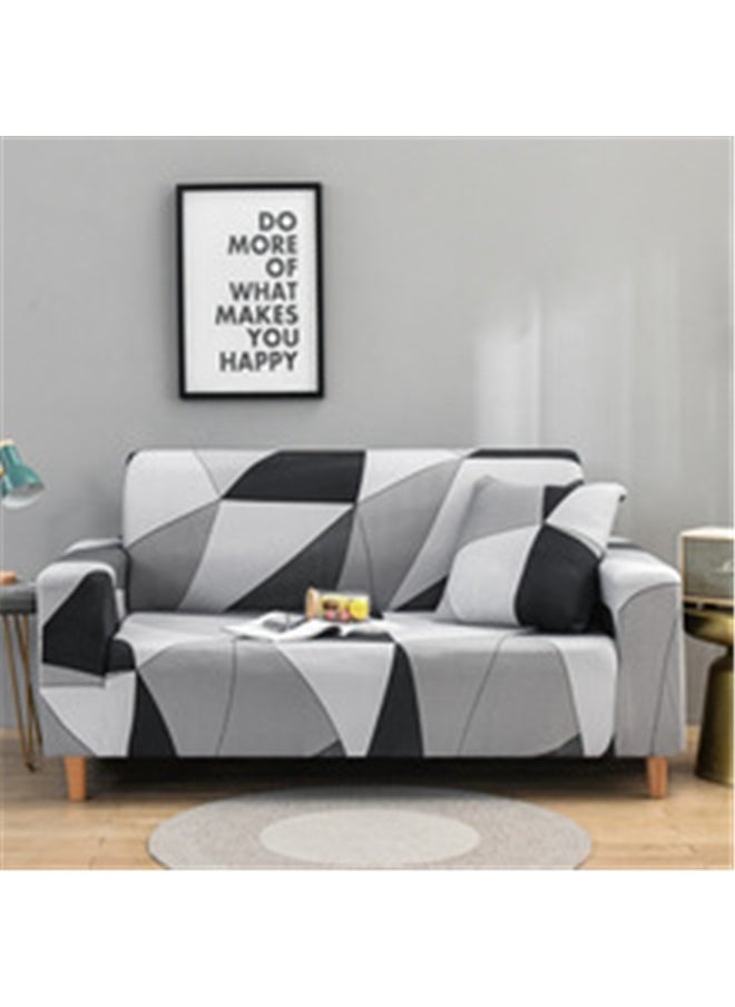 yongsheng Printed Couch Cover Stretch Sofa Covers for 3 Seater Cushion Couch Seat Set (3 Seater)  - Image 2