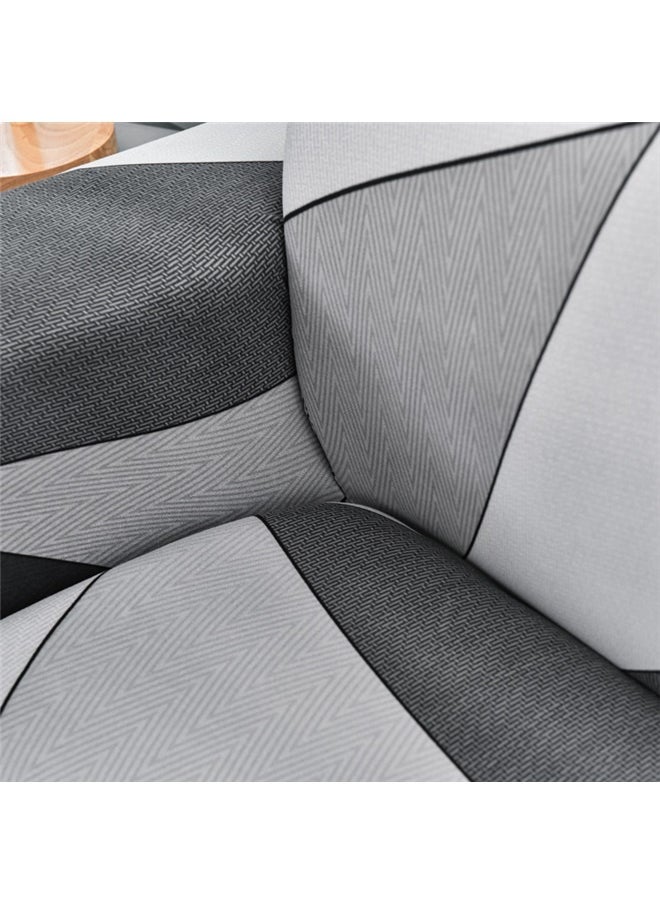 yongsheng Printed Couch Cover Stretch Sofa Covers for 3 Seater Cushion Couch Seat Set (3 Seater)  - Image 4