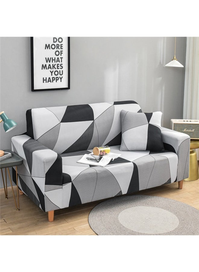 yongsheng Printed Couch Cover Stretch Sofa Covers for 3 Seater Cushion Couch Seat Set (3 Seater)  - Image 3