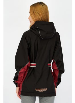 PUMA Women Sportswear Fit Long Sleeve First Mile Hooded Windbreaker Jacket, Black  - Image 4
