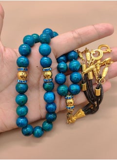 General 33 natural malachite Prayer Beads/Tasbih/10mm  - Image 5
