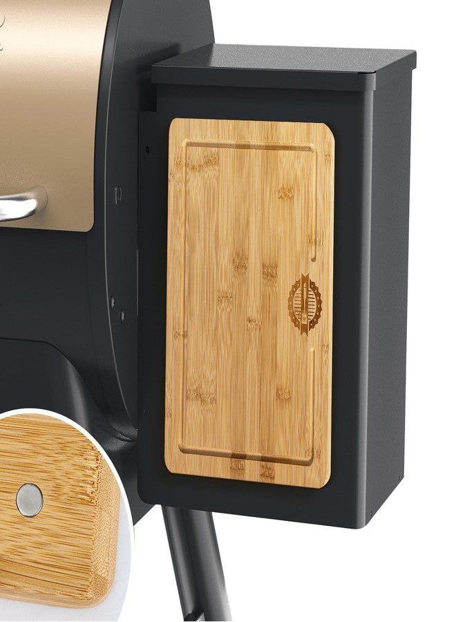 laboos Magnetic Bamboo Cutting Board, Ideal for BBQ and Outdoor Cooking, Premium Bamboo Chopping Board with Strong Magnets to Securely Attach to Grill Side, Compatible with Traeger and Pit Boss Grills. - Image 1
