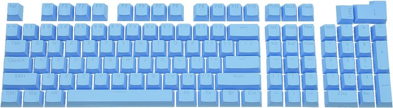 جرانفيلا أغطية مفاتيح لوحة المفاتيح الميكانيكية، 104 مفتاحًا من ABS (أزرق فاتح) - Image 4