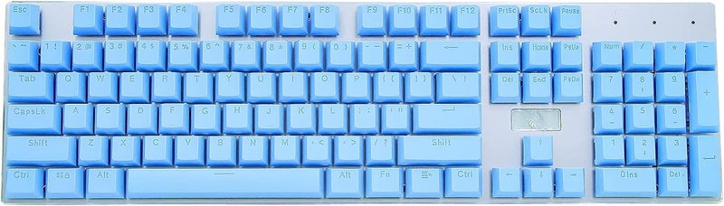 جرانفيلا أغطية مفاتيح لوحة المفاتيح الميكانيكية، 104 مفتاحًا من ABS (أزرق فاتح) - Image 2
