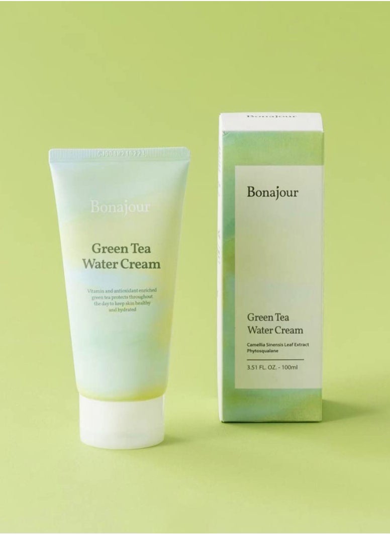 BONAJOUR BONAJOUR] Green Tea Water Bomb Vegan Moisturizing Facial Gel Cream for sensitive skin - Daily hydrating Moisturizer 3.38 Fl. oz -  - Image 3