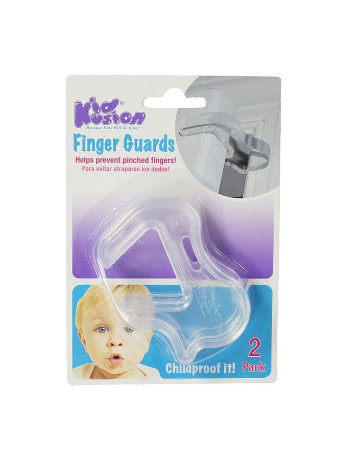 KidKusion Door Pinch Guard | 2 Pack | Clear | Baby Safety Finger Protectors | Durable Child Safety - Image 2
