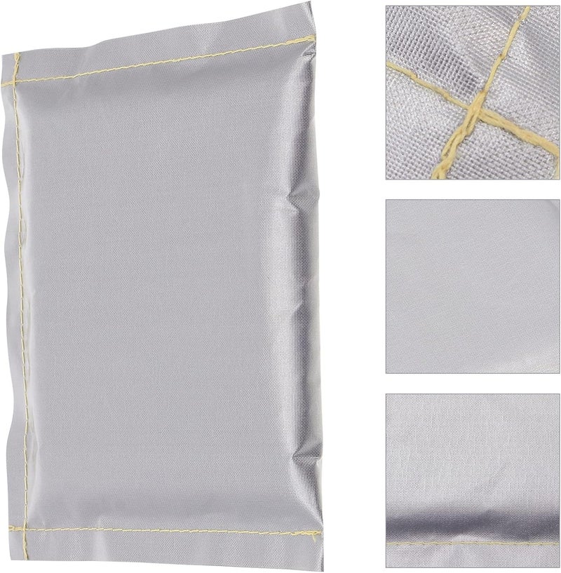 EXCEART Reusable Heat Pressing Pad Heat Transfer Mat for Clothing Silver Pillows Sublimation Pressing - Image 4