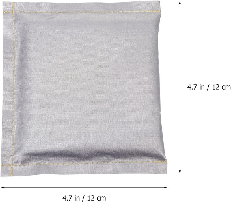 EXCEART Reusable Heat Pressing Pad Heat Transfer Mat for Clothing Silver Pillows Sublimation Pressing - Image 3