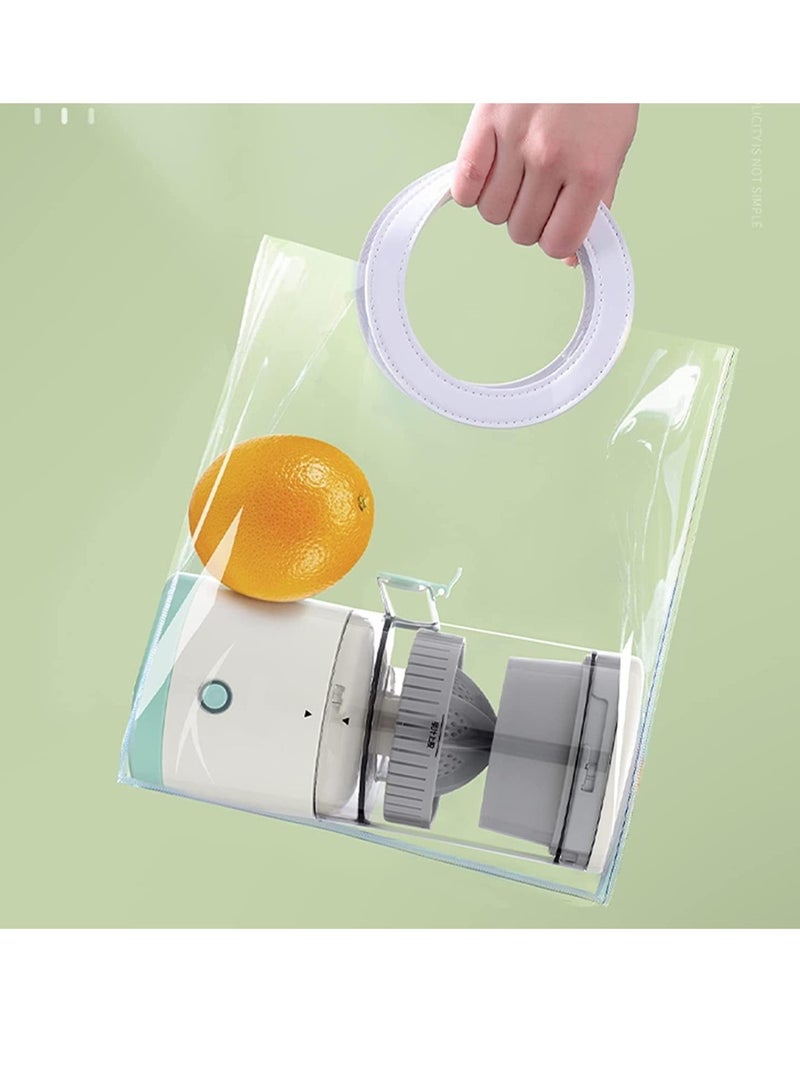 ELTRAZONE Electric Citrus Juicer, Hands-Free Portable USB Charging Powerful Electric Juicer Cordless Fruit Juicer, Multi functional 1-Button Easy Press Lemon Orange Squeezer Machine for Kitchen - Image 3