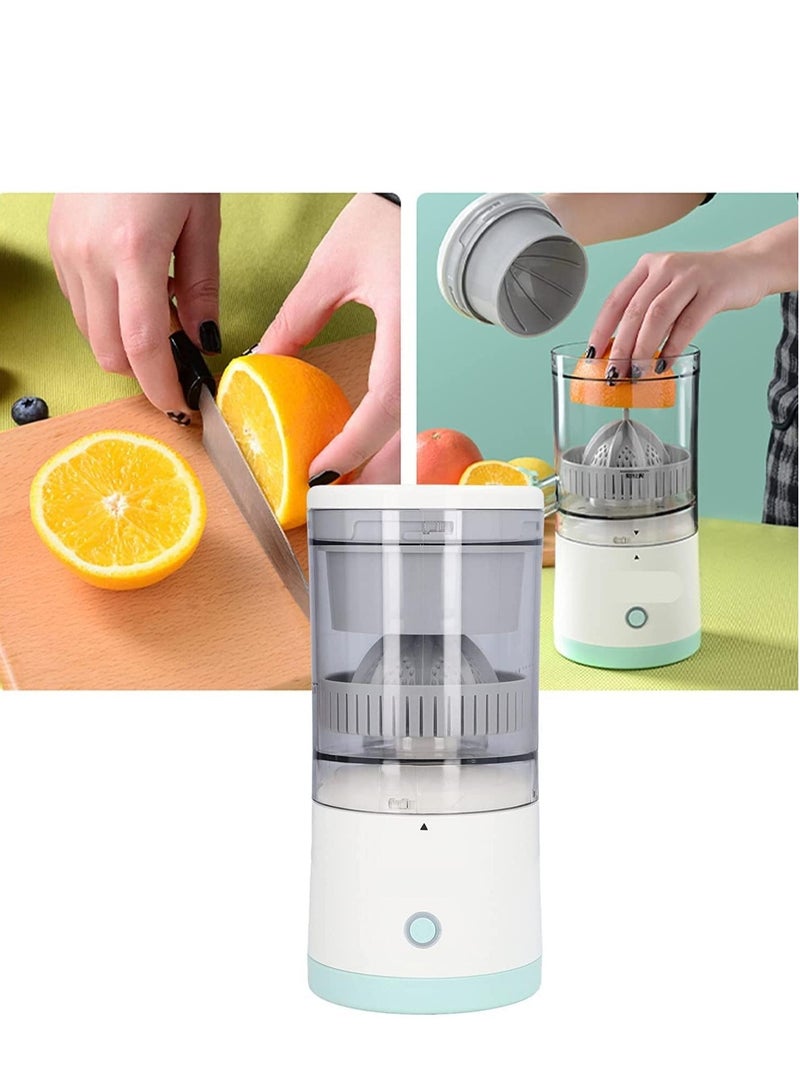 ELTRAZONE Electric Citrus Juicer, Hands-Free Portable USB Charging Powerful Electric Juicer Cordless Fruit Juicer, Multi functional 1-Button Easy Press Lemon Orange Squeezer Machine for Kitchen - Image 4