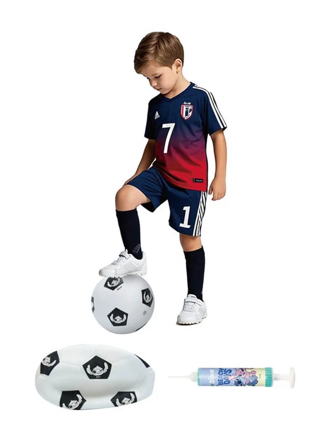 ديزني Stitch Inflatable Football For Kids, Indoor Outdoor Play Beach, Home, Birthday, Park, School Fun Fair, Swimming Pool,& Parties Soccer Shoot Toy Balls Lightweight Adjustable Inflatable, Small