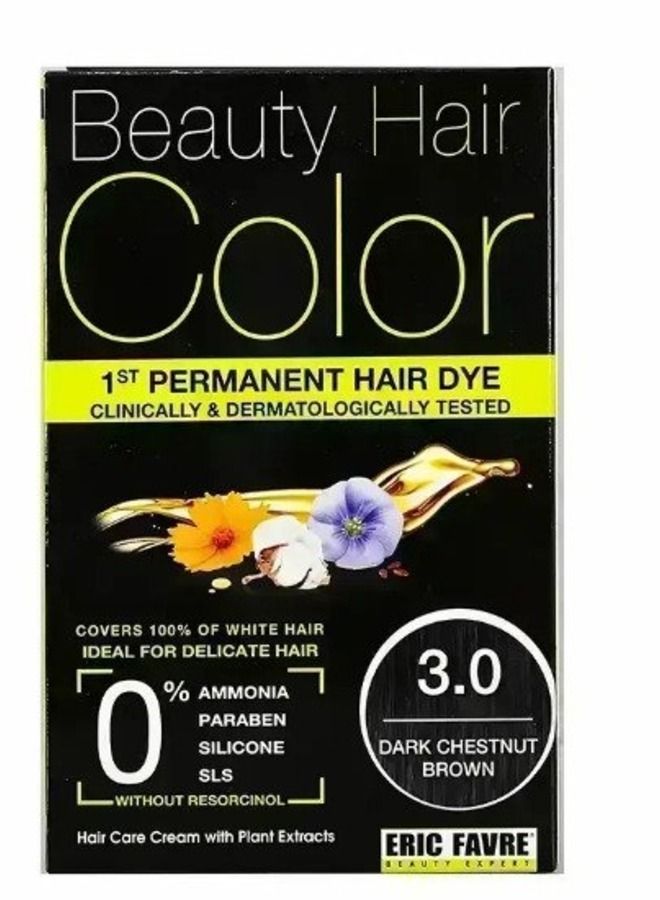 Eric Favre Beauty Hair Color 3.0 Dark Chestnut Brown - Image 1