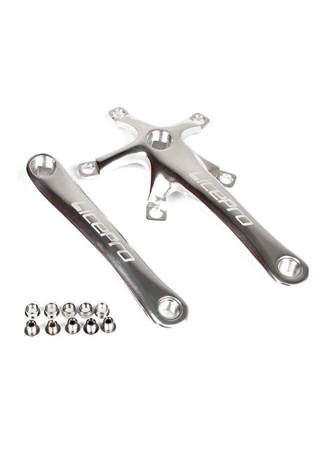 NIBEMINENT Bike Cycling Bicycle Crank Arm Set - Image 1