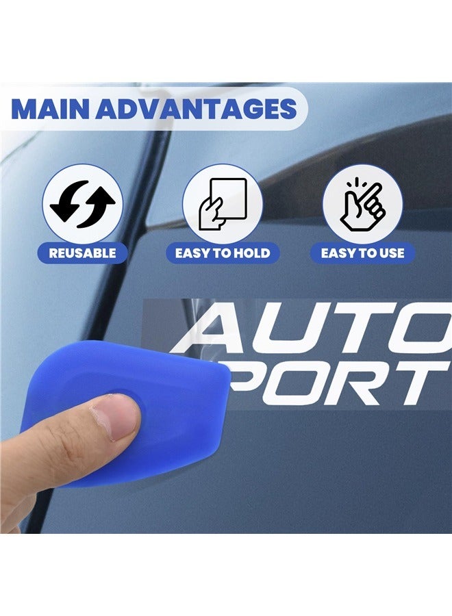 Generic 4Pcs Multi Tool Car Sticker Removal Tool - Hard Plastic Blade Scrapers for Cleaning - Image 4