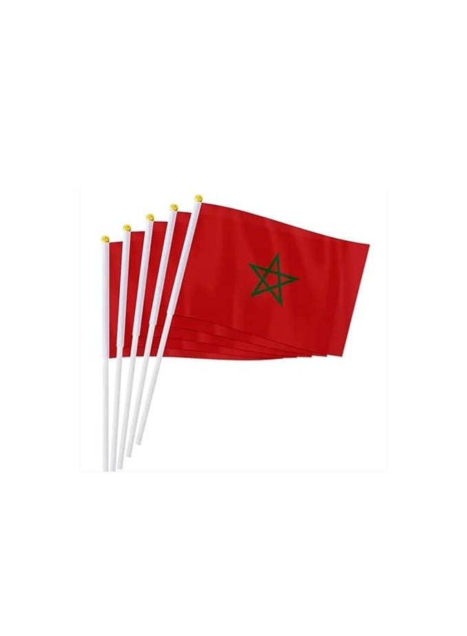 PRINTSHOP4ME Set of 10 Hand-Held Mini Country Flags - Perfect for Parades - Festivals and Party Decorations - Party Favors and Event Supplies - Image 1