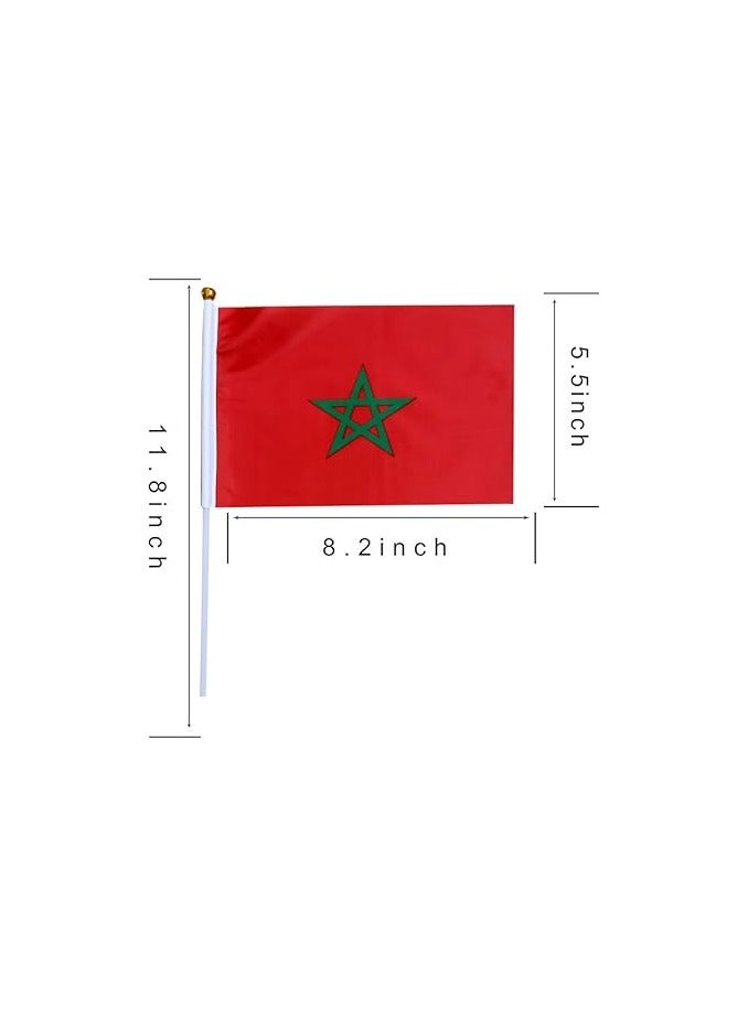 PRINTSHOP4ME Set of 10 Hand-Held Mini Country Flags - Perfect for Parades - Festivals and Party Decorations - Party Favors and Event Supplies - Image 3