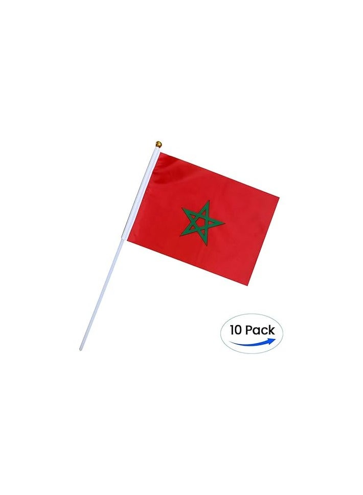 PRINTSHOP4ME Set of 10 Hand-Held Mini Country Flags - Perfect for Parades - Festivals and Party Decorations - Party Favors and Event Supplies - Image 4