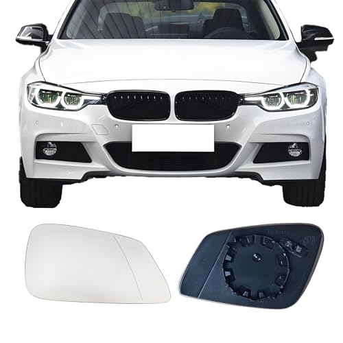 SKOUIO Passenger Right Side Heated Mirror Glass for BMW 20092019 228i 320i 328i 330i 335i 428i 430i 435i 440i 535i 550i 640i i3 M2 M3 M4 M5 M6 X1 More Side View Mirror Glass - Image 1