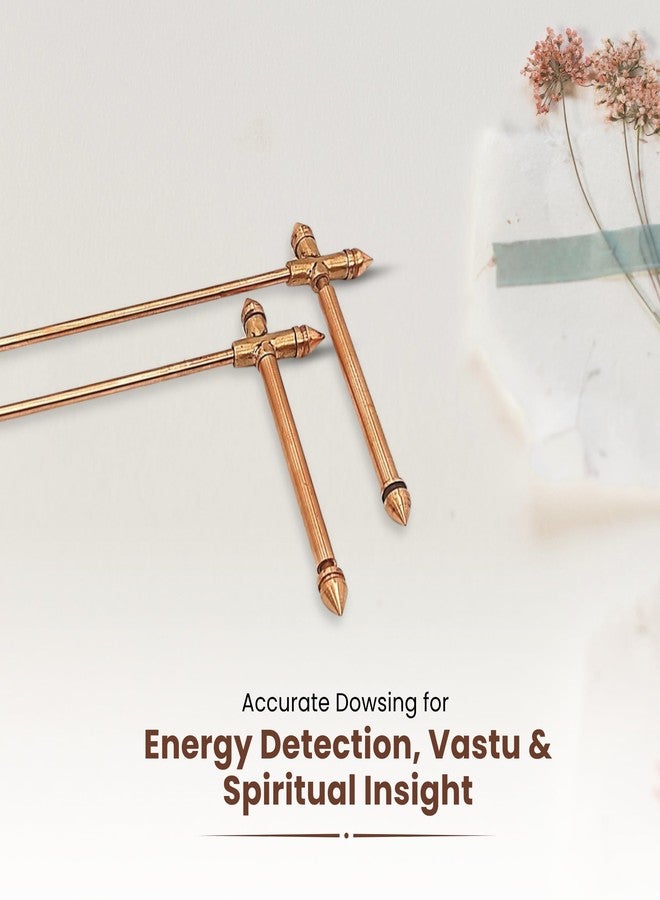 Plus Value Premium Full Copper L Dowsing Rods Pair for Gold, Aura Energy Checker, Vastu, Feng Shui, Reiki, Dowser Master Divining Rods, Undergound Water, Yes/No Questions - Image 4