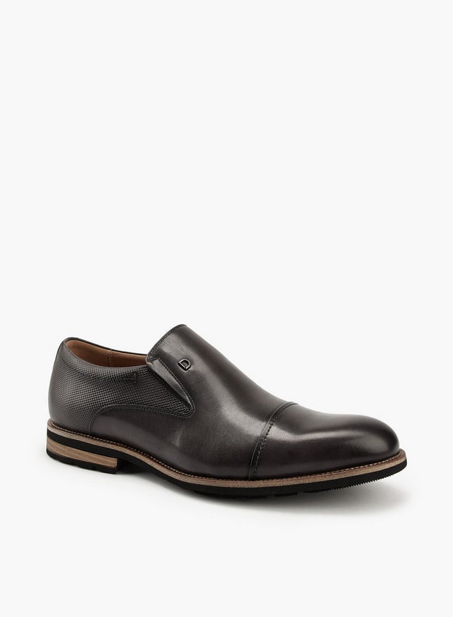 DUCHINI Men's Textured Loafers - Image 3