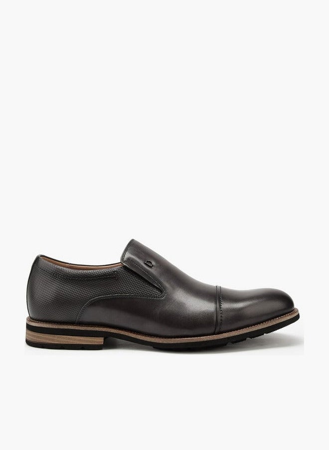 DUCHINI Men's Textured Loafers - Image 2