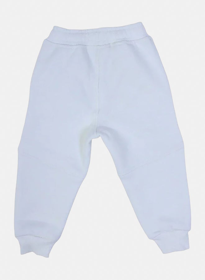 Our kids Kids Unisex Plain Sweatpants – Off-White - Image 2
