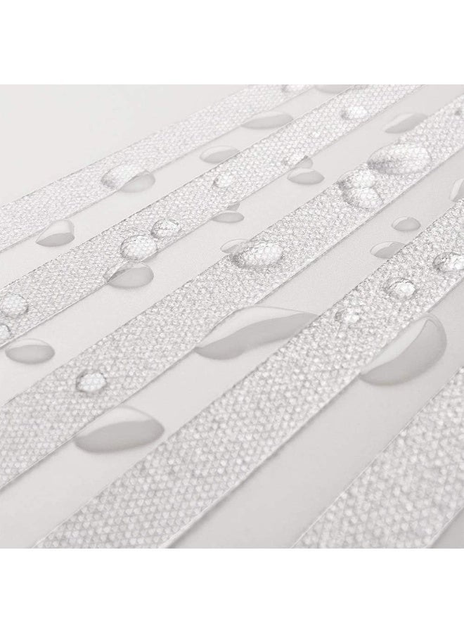 PEVA Anti Slip Bathtub Stickers 10 Pieces – Strong Adhesive Safety Bath Treads for Shower Floor & Tub – Waterproof Non Skid Bathroom Appliques for Tiles & Wet Surfaces – Easy Install Shower Strips - Image 3