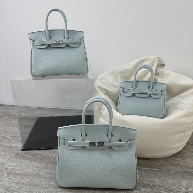 Litchi Pattern Genuine Leather Silver Buckle Platinum Bag Buckle Bridal Bag Cowhide Shoulder Handbag Crossbody Women'S Bag - Image 4
