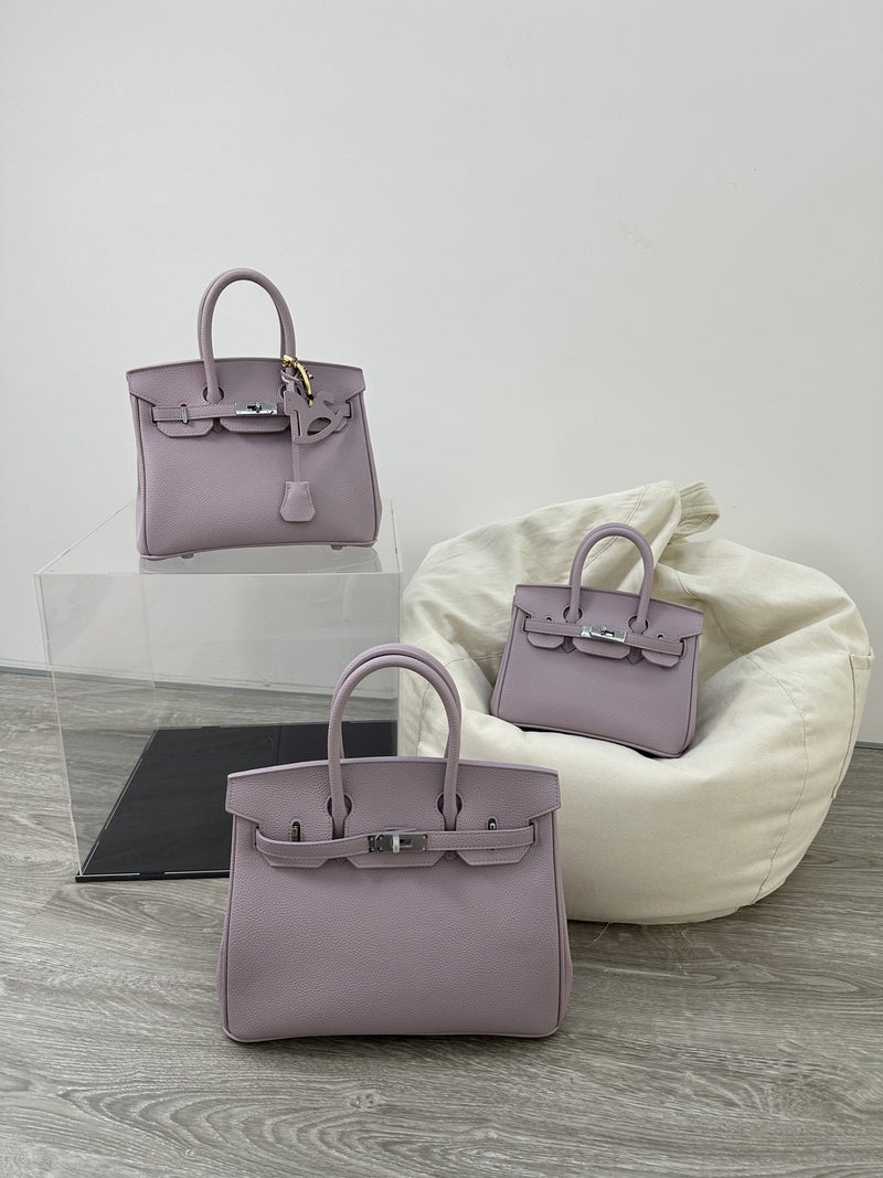 Litchi Pattern Genuine Leather Silver Buckle Platinum Bag Buckle Bridal Bag Cowhide Shoulder Handbag Crossbody Women'S Bag - Image 1