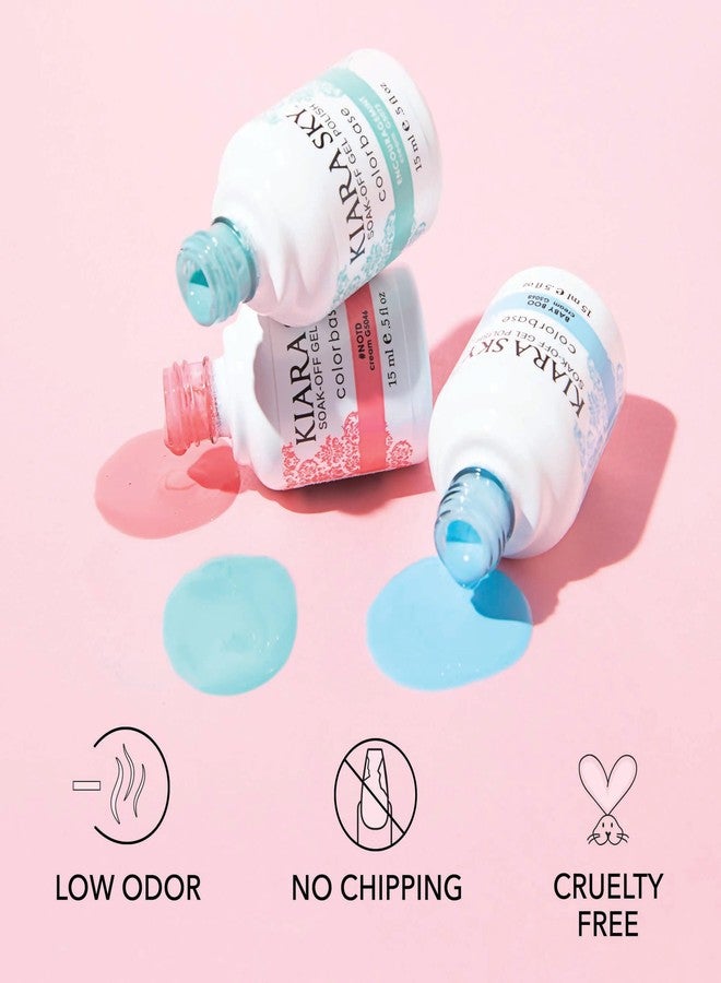 KIARA SKY Gel Polish | Soak-Off All In One 0.5 fl oz | G5069 I Fell For Blue (Turquoise Blue Shade) - Image 3