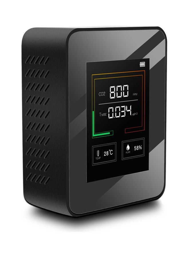 NIBEMINENT K03 Household Air Quality Detector Black 14.50x4.50x13.00cm  - Image 3
