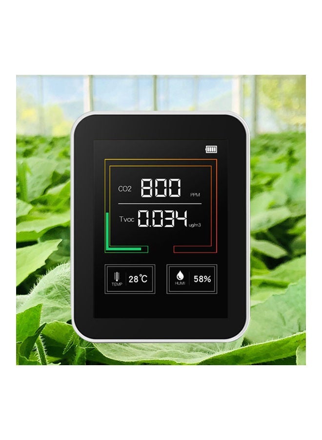 NIBEMINENT K03 Household Air Quality Detector Black 14.50x4.50x13.00cm  - Image 5