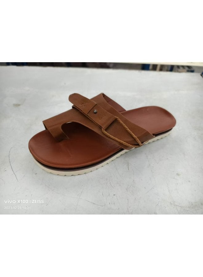 Independent Brand Large Size Slip-on Slippers For Outdoor Wear, New Summer European Size Flat Retro Sandals For Women