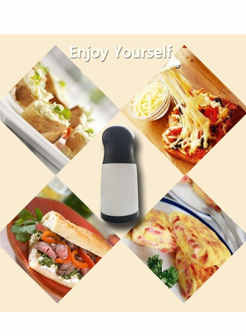 KASTWAVE Stainless Steel Cheese Slicer with 2 Sharp Blades, Kitchen Tool Good Helper for Grate Cheese, Butter, Vegetables, Bread Grater, - Image 3