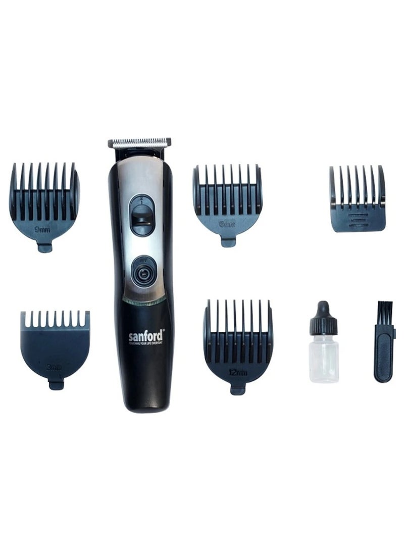 Sanford مجموعة العناية القابلة لإعادة الشحن 10 في 1 بدون سلك سوداء SF9746HC - Image 3