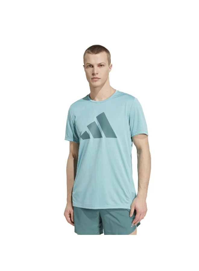adidas Run It Tee Green Running T-Shirts For Men XS