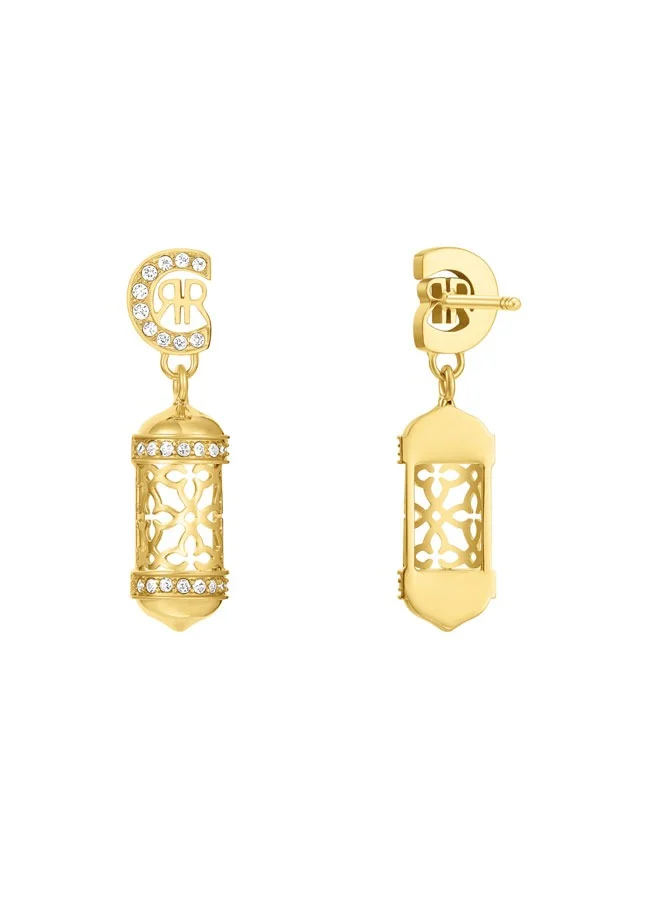 CERRUTI 1881 Adriana Gold Plated Crystals Earrings