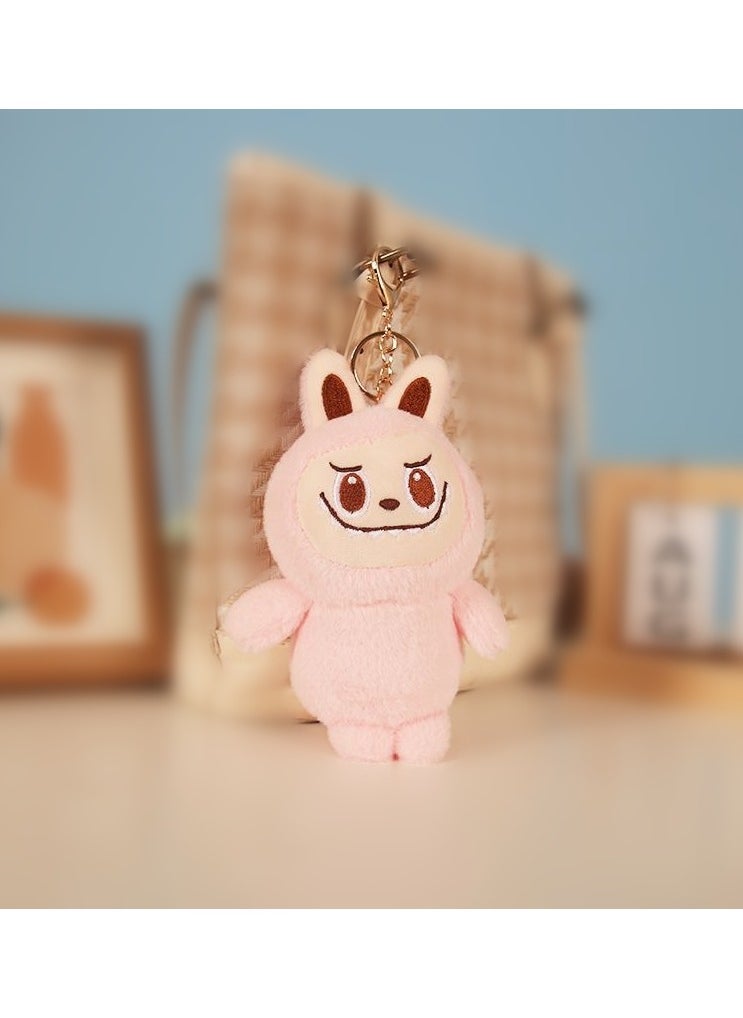 RTYY - Labubu Plush Toy Keychain Charm Gift Frown Labubu Keychain - Image 1